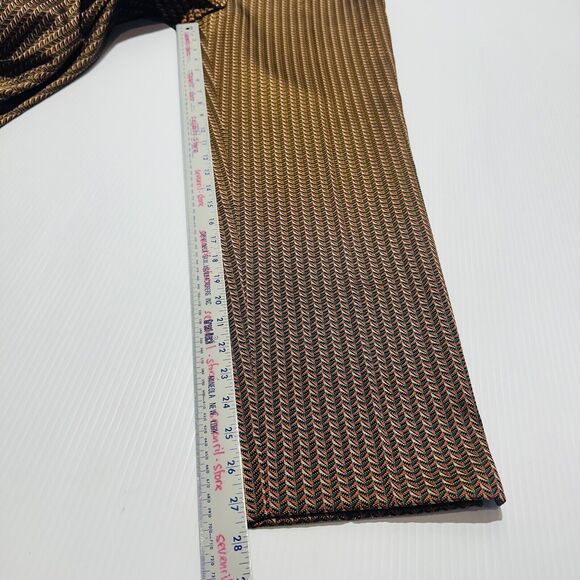 ETRO IT 48/US 12 Straight Leg High Rise Ankle Pants Brown Herringbone NWT $690 - Picture 9 of 10